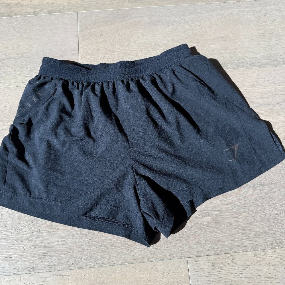 Gymshark Men's Breathable Regular Fit Sport Run 3" Short Black Medium